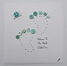 Handmade "New Baby Card"  Boy