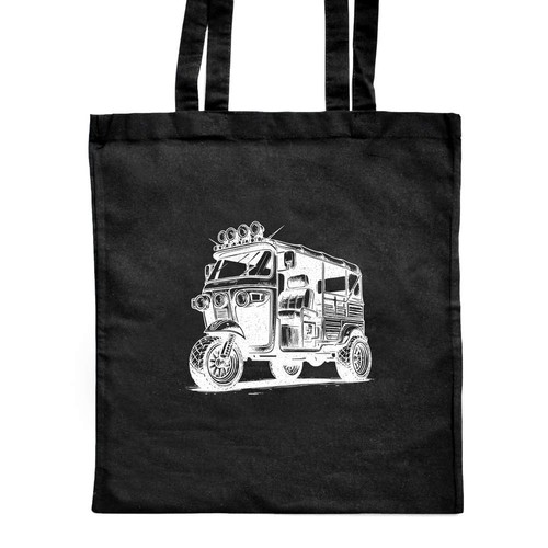Fancy tuk shopping tote - tuk',