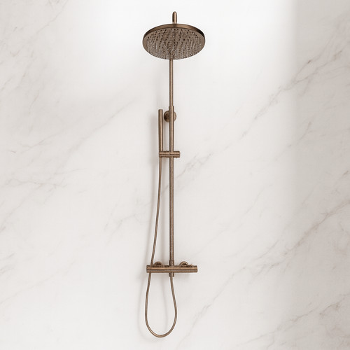 Brushed bronze thermostatic - brushed,