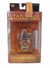 IPI Toys Star Trek Voyager Communicator Badge With Sound Noise Maker NEW IN BOX