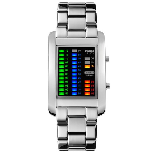 Skmei mens binary matrix led - binary,