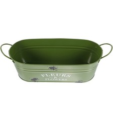  Large Oval Flower Pot Vase for Planting Flowers Pail Vintage Planter