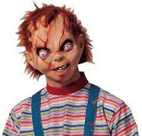Adult scarred chucky latex - adult,