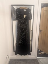 Monsoon Limited Edition Evening Gown Size 10 New with Tags Stunning Black