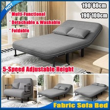 190CM Double Fabric Sofa Bed