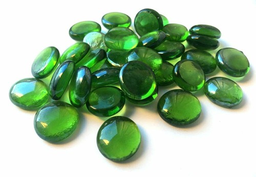 180 pcs glass pebbles - pcs,