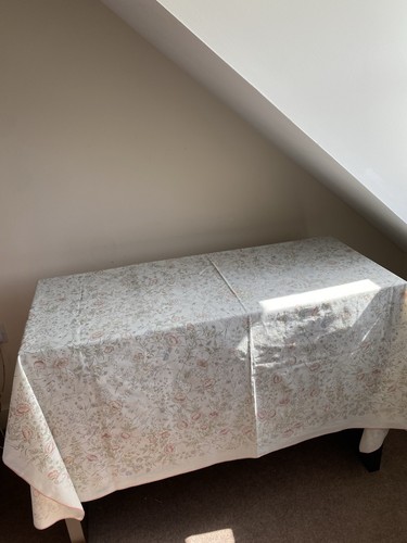 Vintage floral tablecloth - vintage,