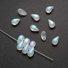 8(mm) TWO DUO HOLE CZECH GLASS