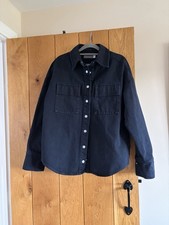 Dark Navy Mint Velvet Shirt /