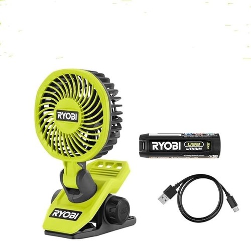 Ryobi lithium clamp fan kit - ryobi,