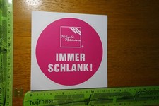 Alter Aufkleber WEIGHT