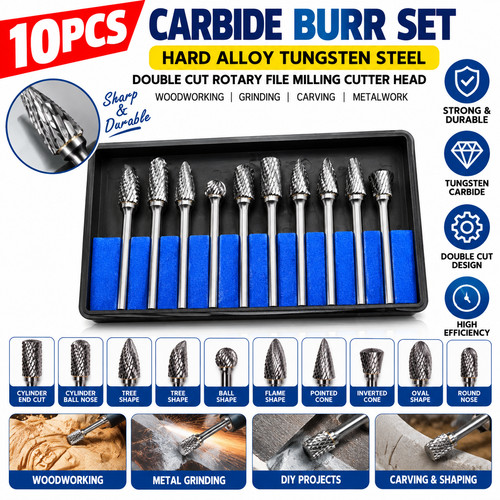 10pcs tungsten carbide burr - carbide,