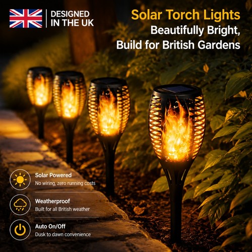 Flame effect solar outdoor - solar,