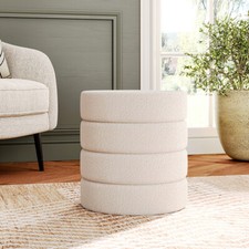 Round Living Bedroom Pouffe