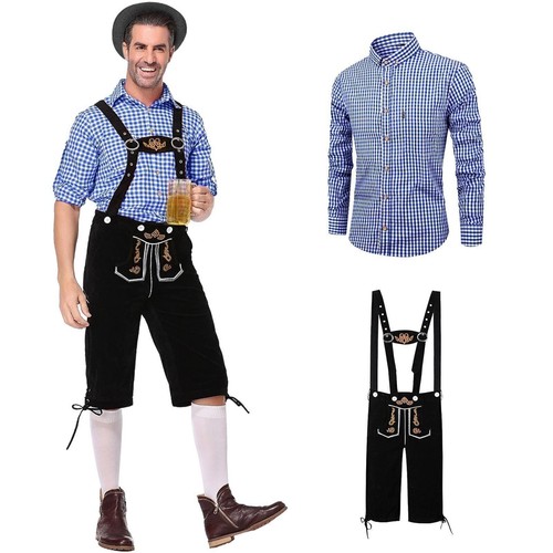 Deluxe mens lederhosen - mens,