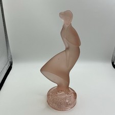 ART DECO BOHEMIAN PINK GLASS