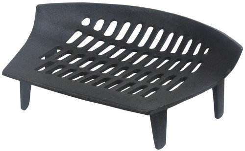 Fireplace fire grate - fire, front
