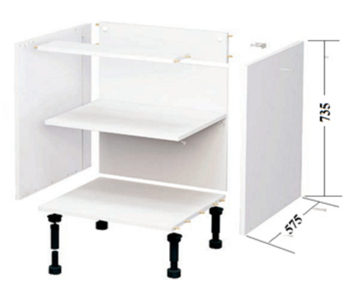 Flat pack kitchen carcass base - carcass,