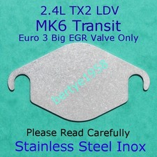 EGR Valve Blank Plate Ford