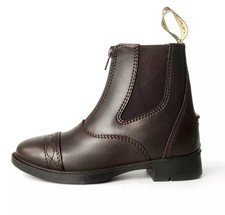 Brogini Tivoli Zip Jodhpur Boots Brown Leather UK 6 / EU 39 BRAND NEW 