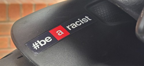 Racis sticker parody x2 - #be,