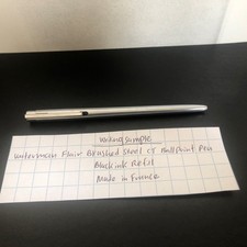 Vintage Waterman Flair Brushed