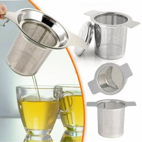 Stainless steel mesh tea - stainless,