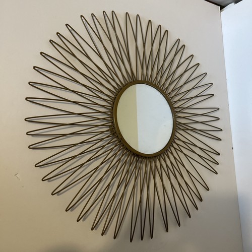 Retro metal sunburst - metal, circle