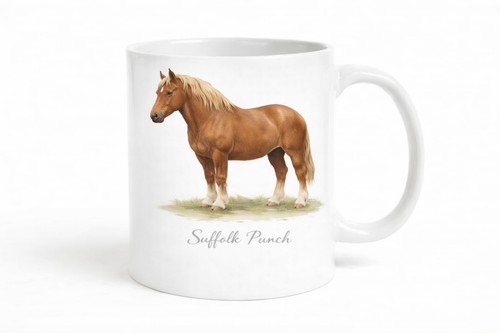 Suffolk punch horse mug brew - punch,