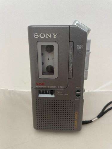 Sony microcassette corder - sony, microcassette-corder