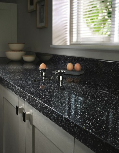 Black sparkle 40mm - sparkle, edge