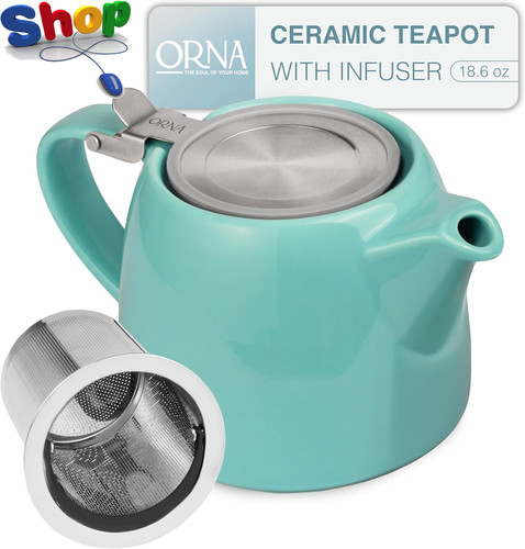 Orna ceramic teapot - teapot, with
