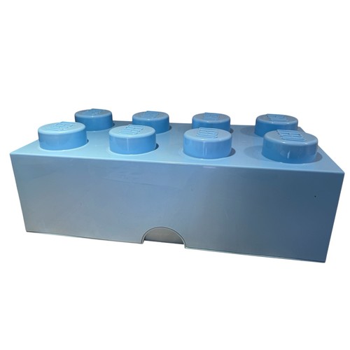 Lego storage brick blue - lego,