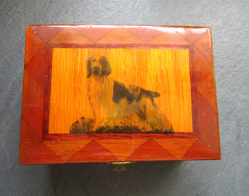 Vintage wooden marquetry style - vintage,