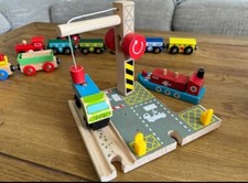 wooden train set bundle