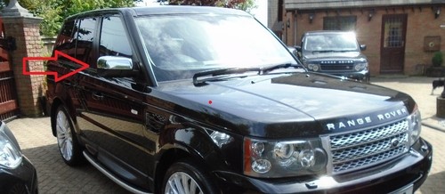 Chrome door wing mirror - chrome,
