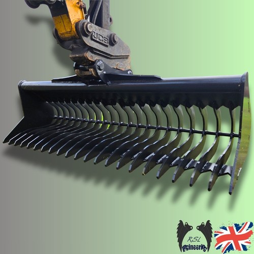 Rsl excavator rake bucket for - rsl,
