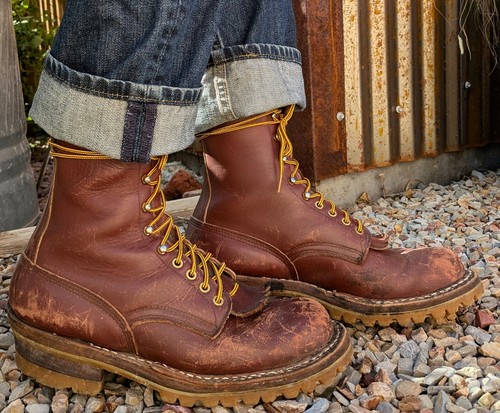 Vintage white boots 10 - white's, boots.