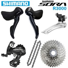 SHIMANO SORA R3000 Groupset 2X9 Speed Front Rear Derailleurs Shifter Road Bike 