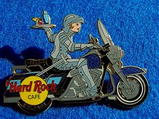 BELFAST IRISH MEDIEVAL KNIGHT ARMOUR MOTORCYCLE BIKE GIRL Hard Rock Cafe PIN