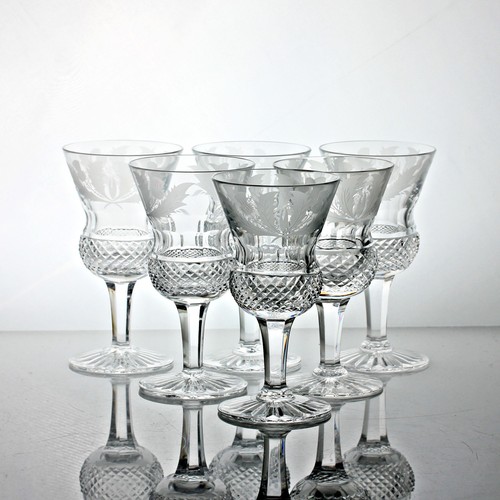 Set six edinburgh crystal - set,