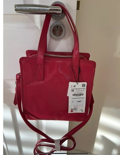 Zara strawberry colour - colour, leather