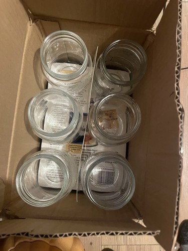 Set glass storage - set, jars