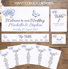 DIY Wedding Table Plan Cards -