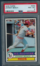 1979 Topps #200 Johnny Bench PSA 8 NM-MT Reds