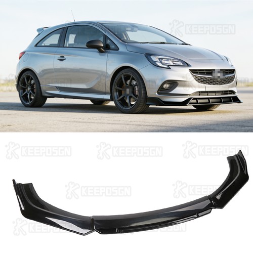 Gloss black front bumper lip - gloss,