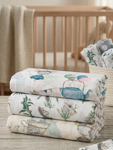 3pack large printed muslin - 3pack,