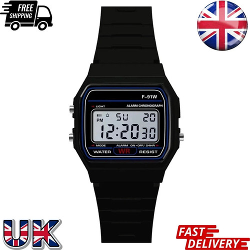 Casio 91w 1yer casual resin - f-91w-1yer,