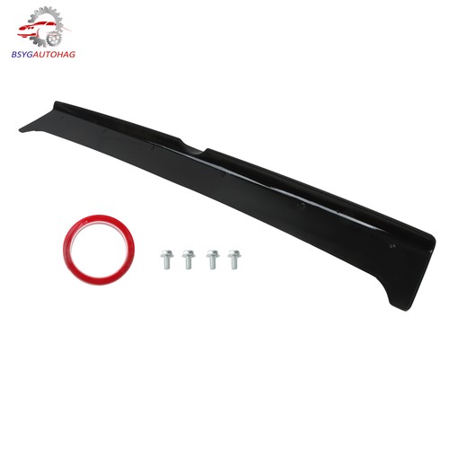 Rear spoiler black roof lip - spoiler,