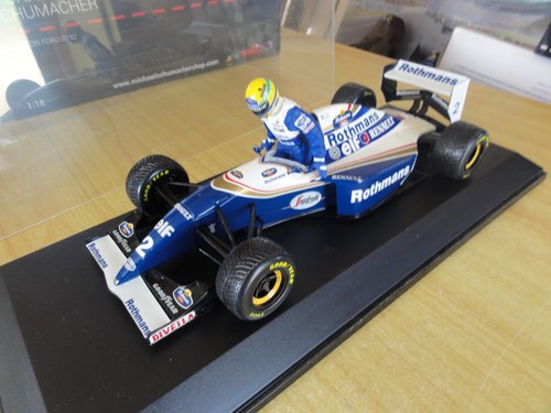 Minichamps ayrton - 1/18, f1